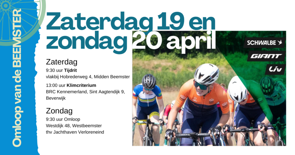 BMTN begeleidt Omloop van de Beemster